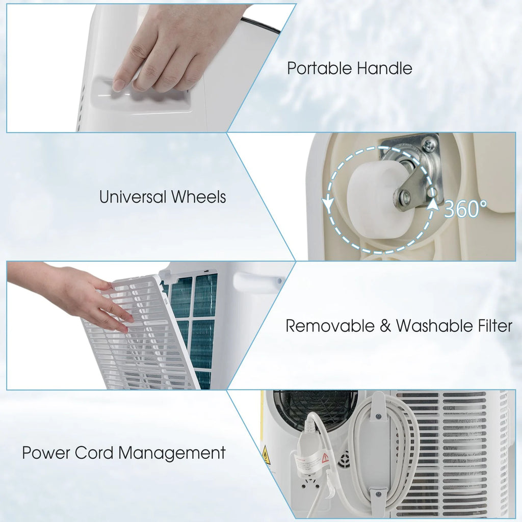 18000 BTU Portable Air Conditioner 4-In-1 with Remote Control