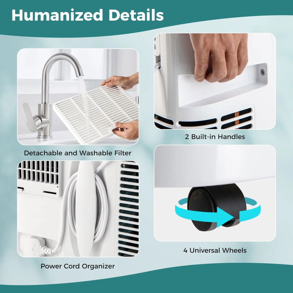 12000 BTU Portable Air Conditioner with Heat