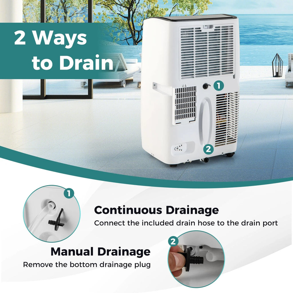 12000 BTU Portable Air Conditioner with Heat