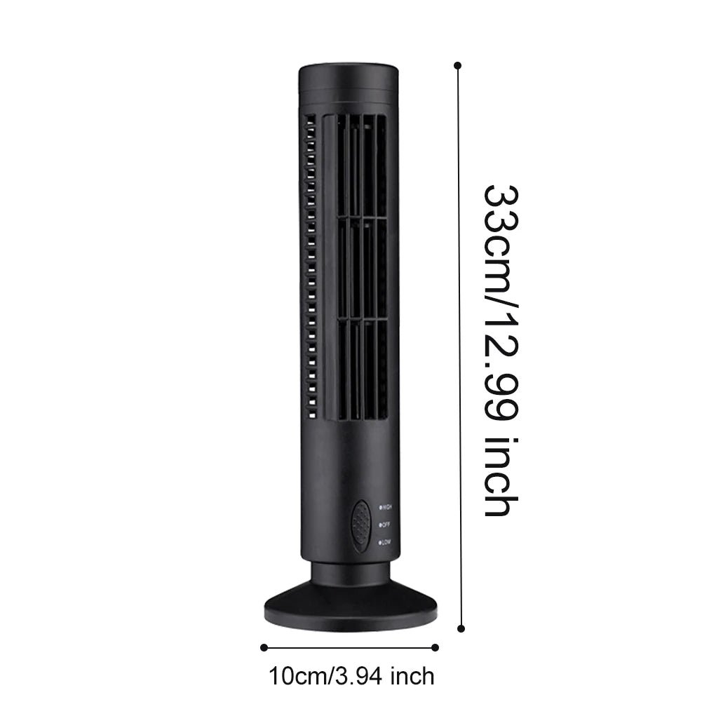 Portable Air Conditioner Fan 2000/1200Mah Quiet Desk Fan Tower Fan Wall Mount Electric Fan 3 Speed Rechargeable for Home Bedroom