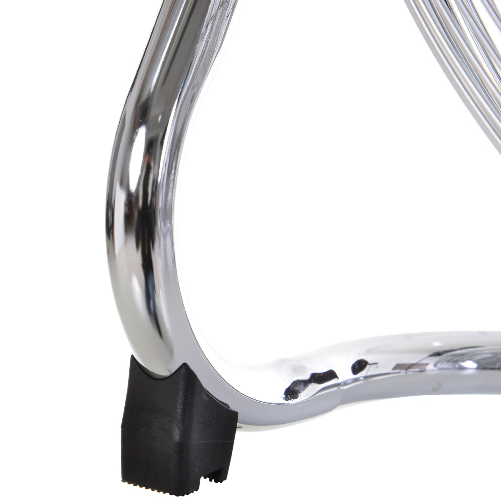 20" Chrome Metal Floor Fan with Tilting, High Velocity, 3 Speed, Portable Gym Fan for Home Office