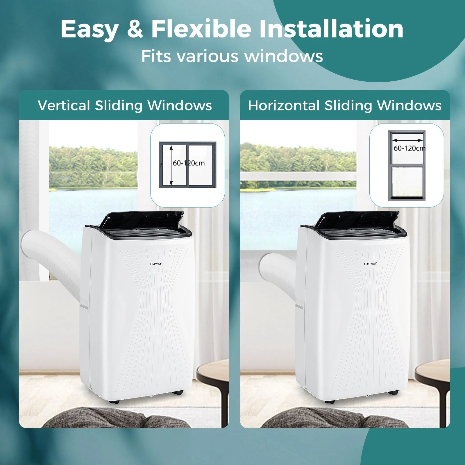 12000 BTU Portable Air Conditioner with Heat