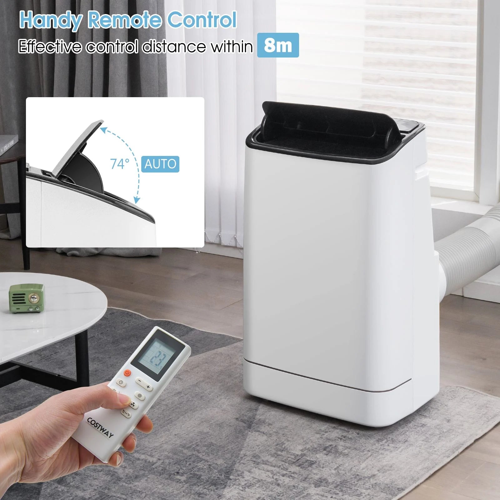 18000 BTU Portable Air Conditioner 4-In-1 with Remote Control