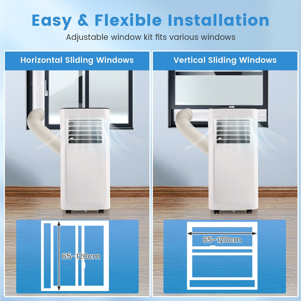 8000 BTU Portable Air Conditioner with Dehumidifier Fan and Sleep Mode