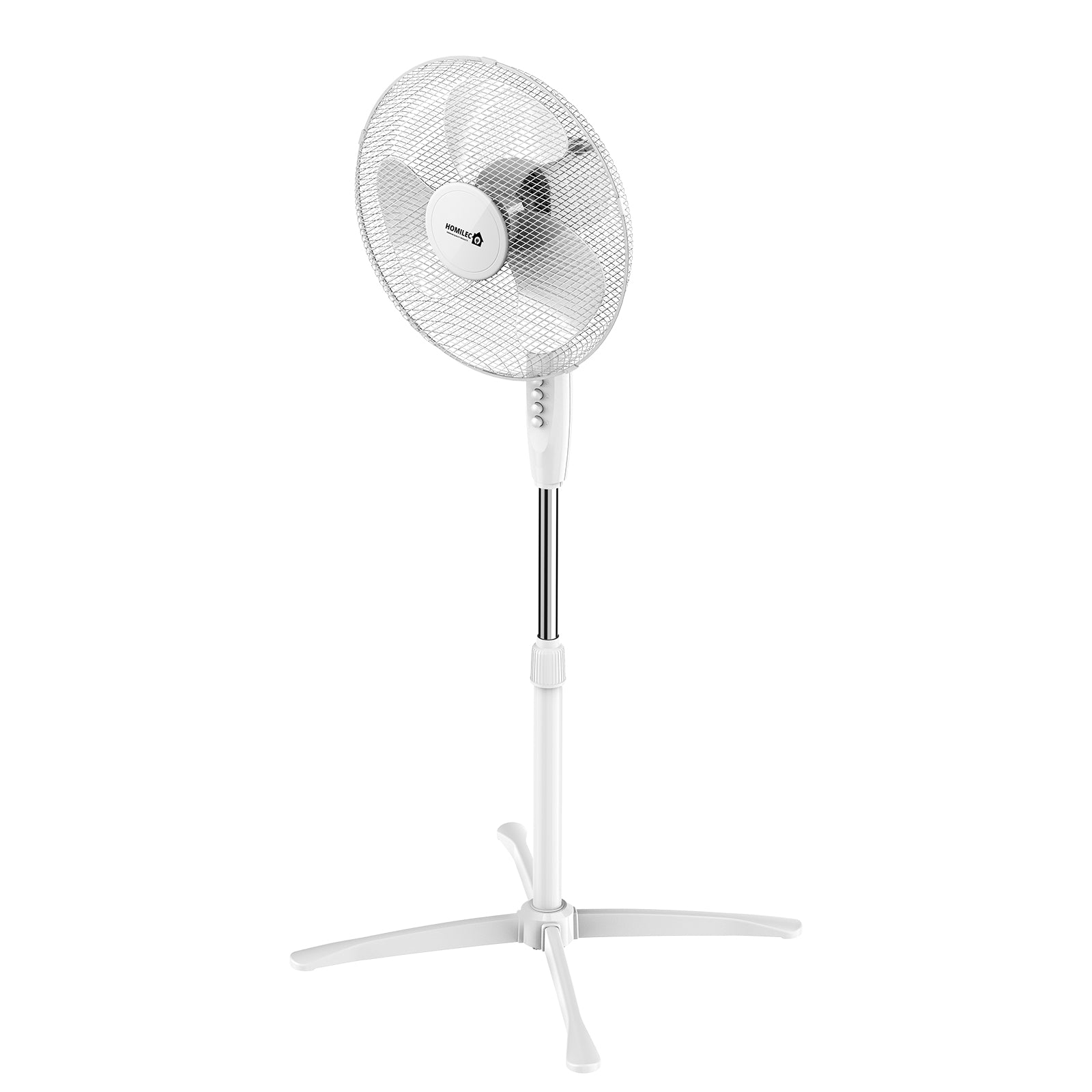 Oscillating Pedestal Fan 16" Portable 3 Speed Cooling Silent Fan Floor Standing
