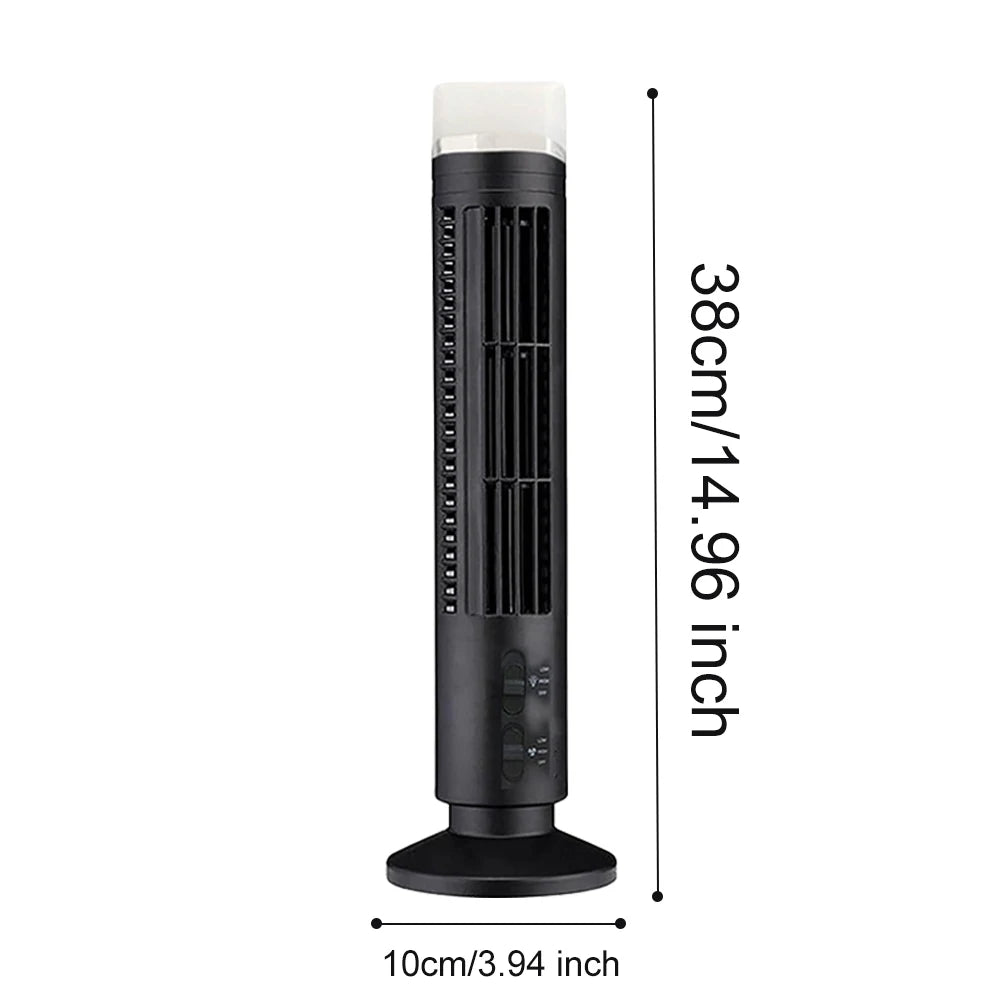 Portable Air Conditioner Fan 2000/1200Mah Quiet Desk Fan Tower Fan Wall Mount Electric Fan 3 Speed Rechargeable for Home Bedroom
