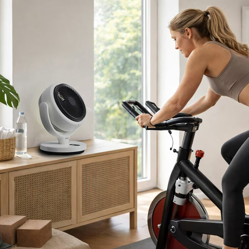 LUME MINI Ultra Quiet Air Circulator Desktop Fan with Remote & Ambient Backlight