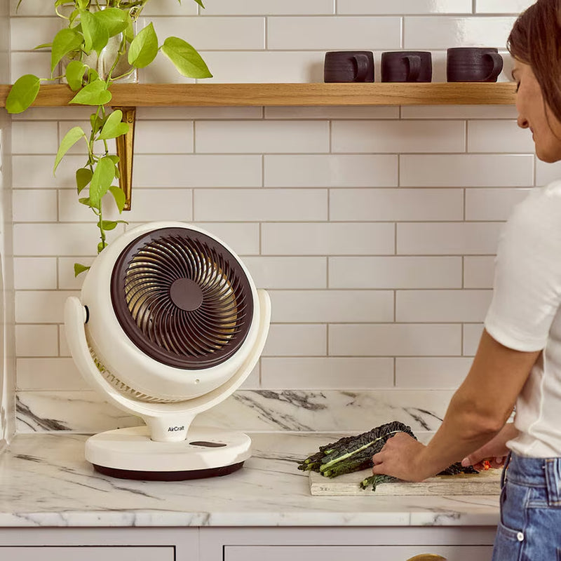 LUME MINI Ultra Quiet Air Circulator Desktop Fan with Remote & Ambient Backlight