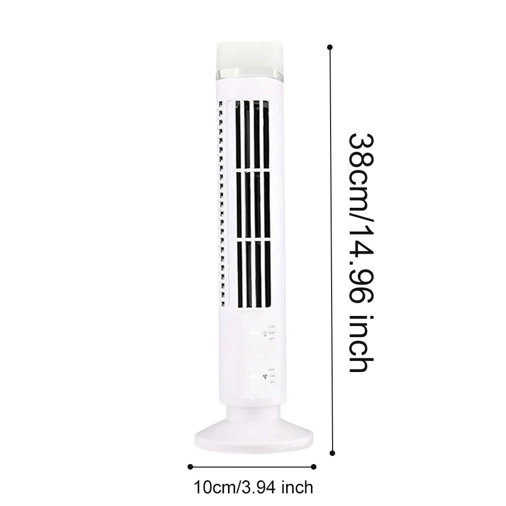 Portable Air Conditioner Fan 2000/1200Mah Quiet Desk Fan Tower Fan Wall Mount Electric Fan 3 Speed Rechargeable for Home Bedroom